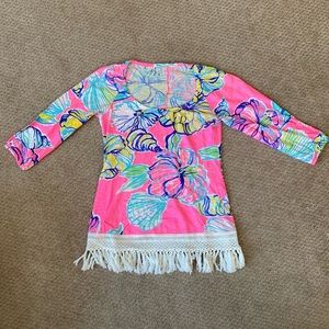Lilly Pulitzer fringe top